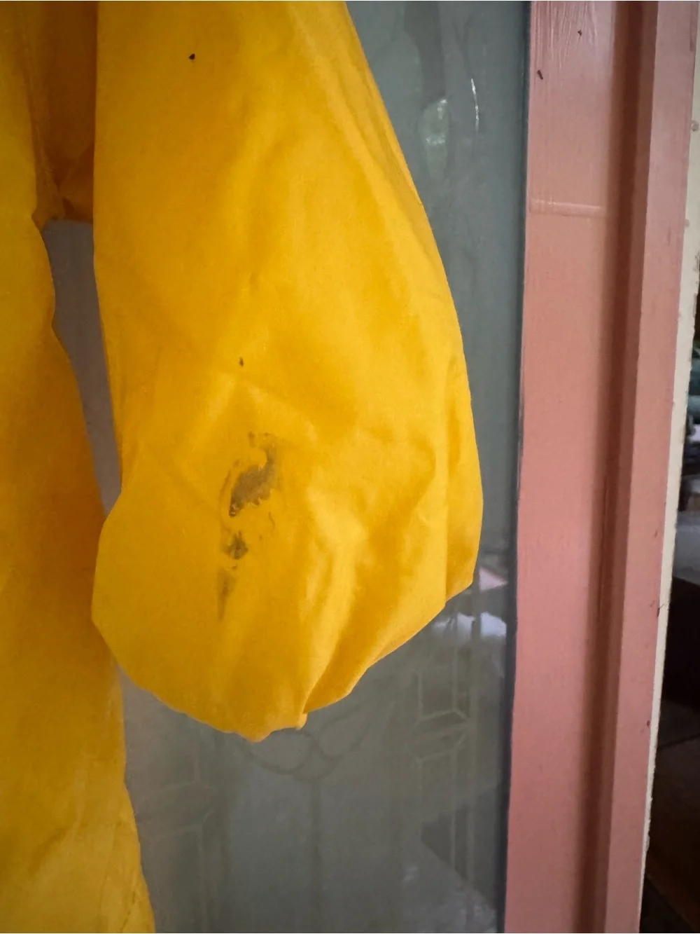 OshKosh B'gosh Classic Yellow Kids Hooded Rain Jacket 4/5 T